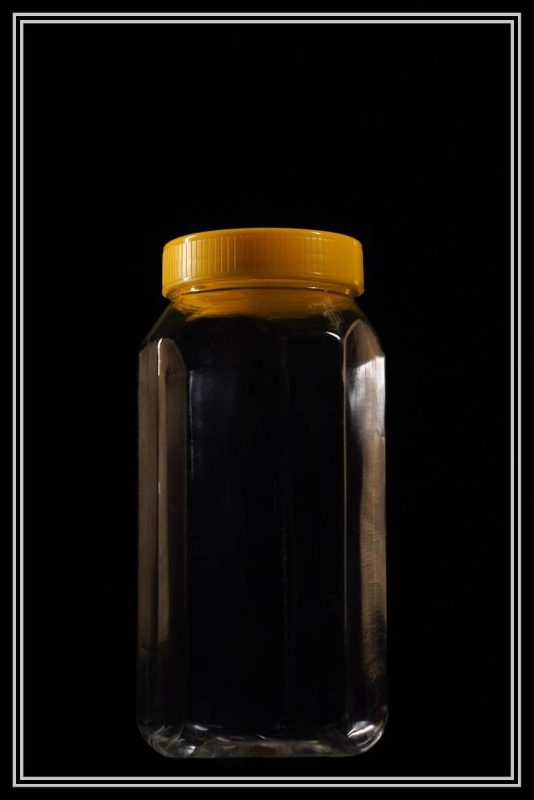 جار 2 کیلویی6ضلعی شفاف دهانه 90